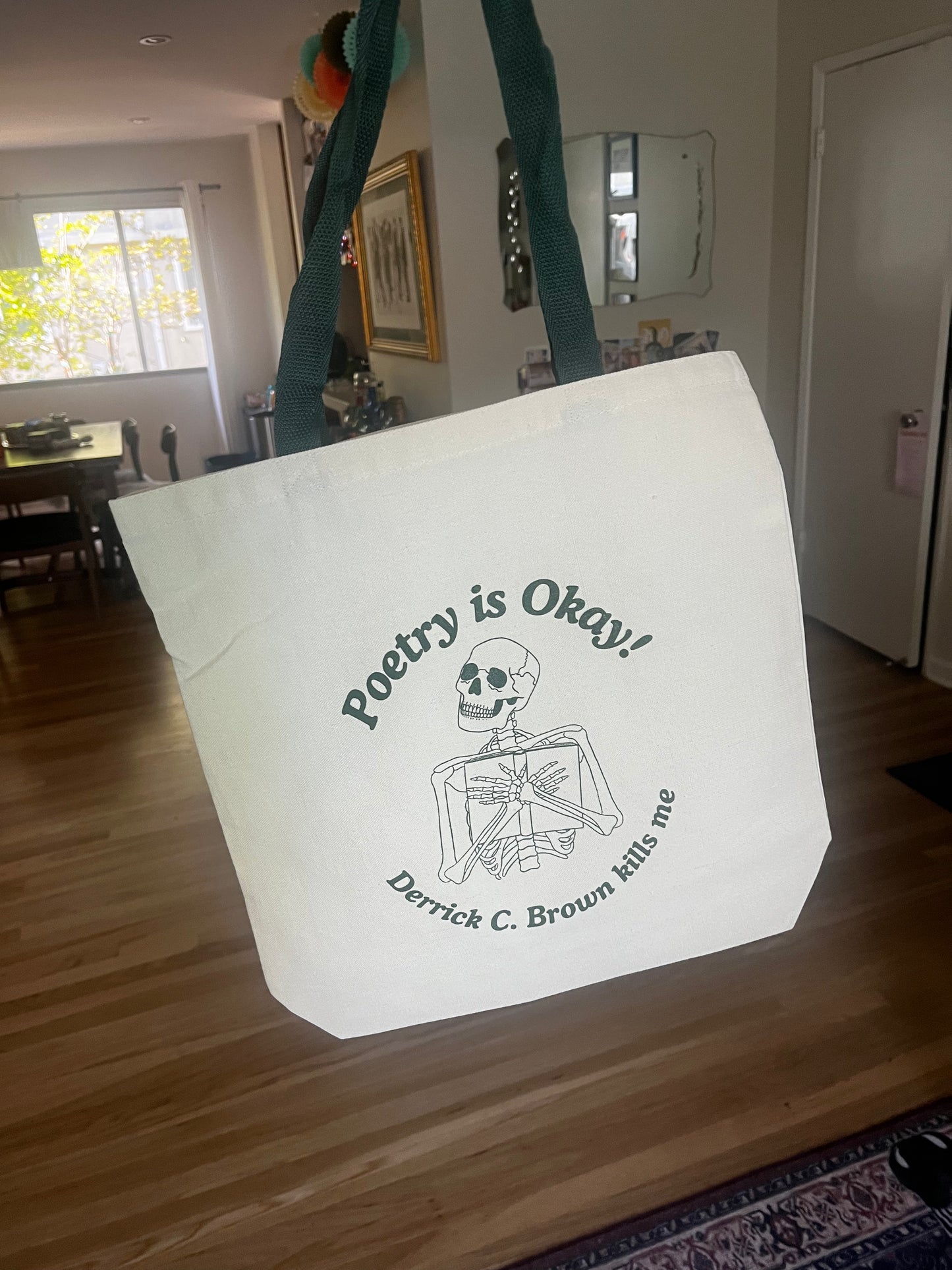 POETRY IS OKAY! Canvas Tote