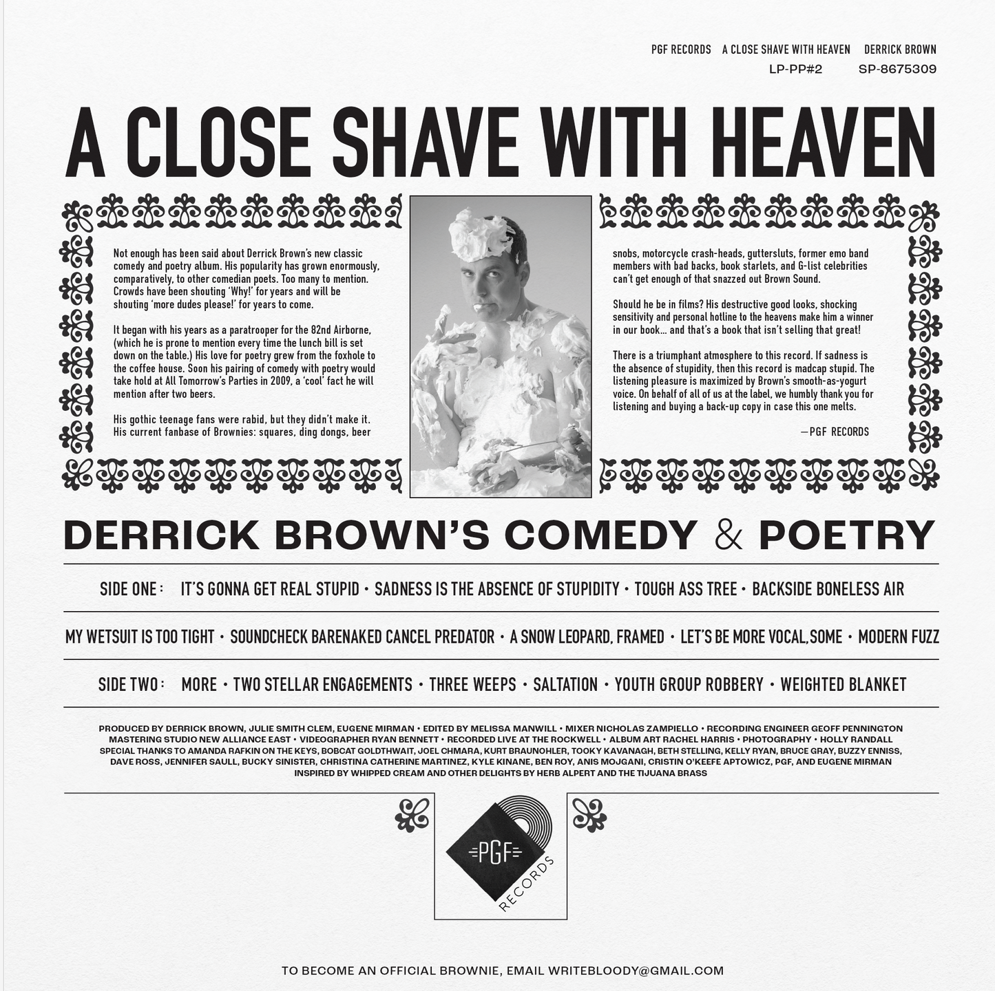 A CLOSE SHAVE WITH HEAVEN, VINYL RECORD